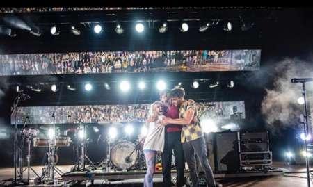 Hayley after her performance. Know more about Hayley age, height, songs, youtube, Instagram & Twitter