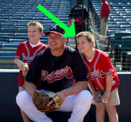 Shea with brother and father