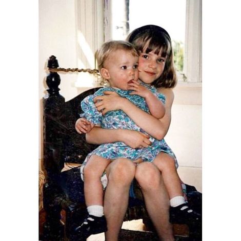 Claire Hosterman with her Sister, Dove 