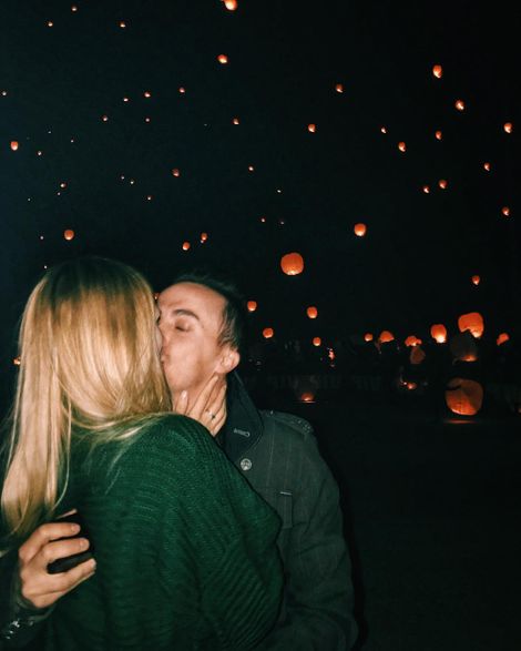 Frankie Muniz and his fiance Paige Price
