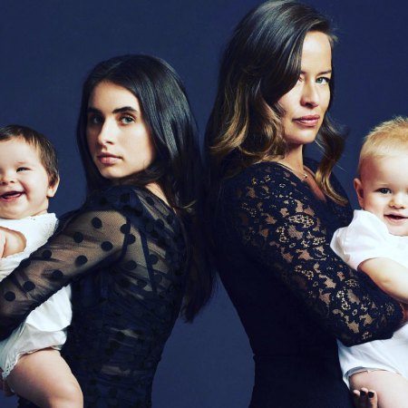 Bianca with her daughter Jade and grandchildren, Ray and Assisi