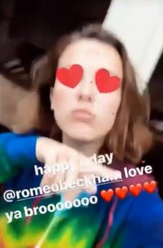 Millie Bobby Brown Wishes Romeo on his birhday on 1st September