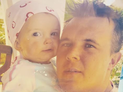 Millie Bobby Brown's Childhood picture with her father