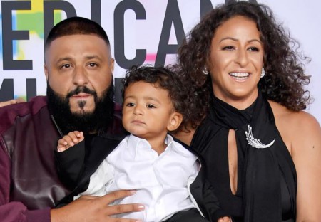 Nicole Tuck and her husband, DJ Khaled with their son, Asahd Tuck Khaled
