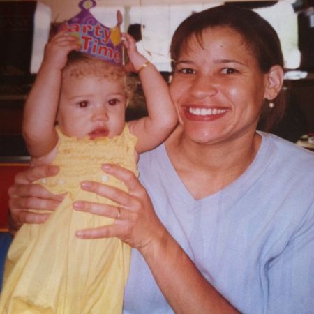 Madison with her mom