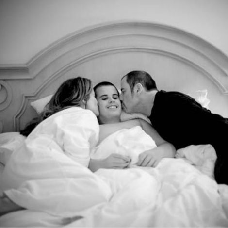 Kelly Preston and her husband, John with their dead son Jett