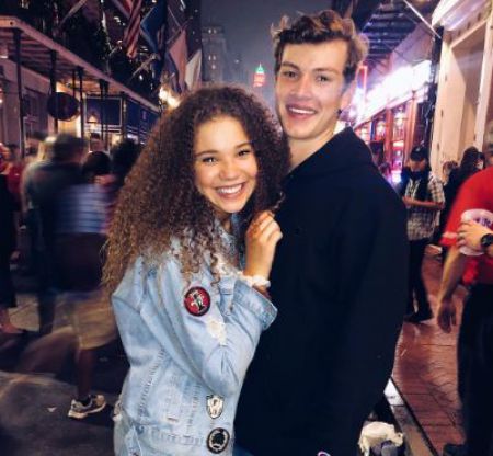 Madison with her boyfriend, Jonathan