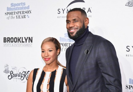Husband wife duo LeBron James and Savannah Brinson James