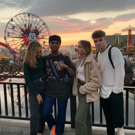 Maddie Ziegler posted a picture with her BFF along with Kailand Morris via Instagram