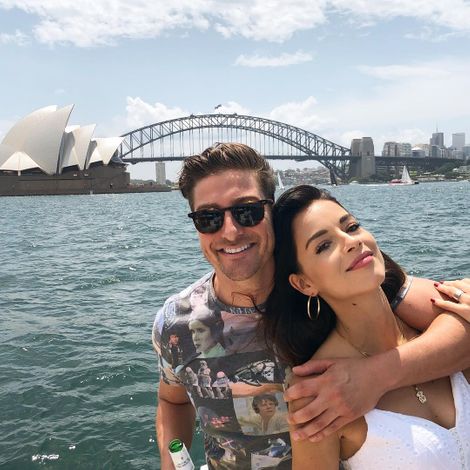 Daniel and Nadia outing near Lotus Temple Australia