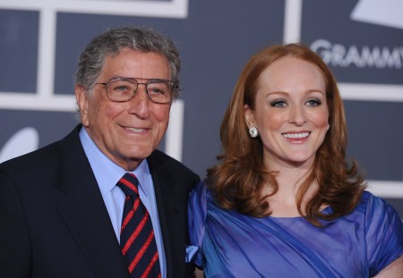 Tony Bennett with his daughter, Antonia Bennett