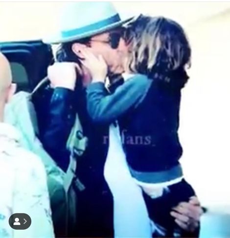 Gavin Rossdale's Childhood picture with his father