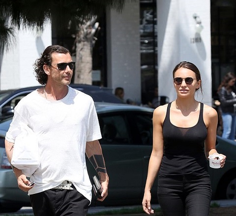 Gavin Rossdale and Natalie Golba