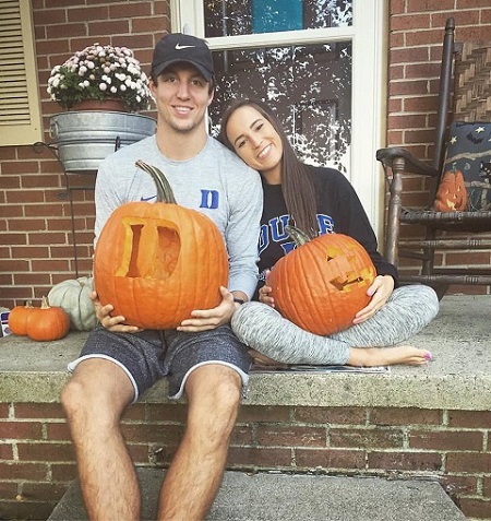 Luke Kennard with his girlfriend, Anna Castro