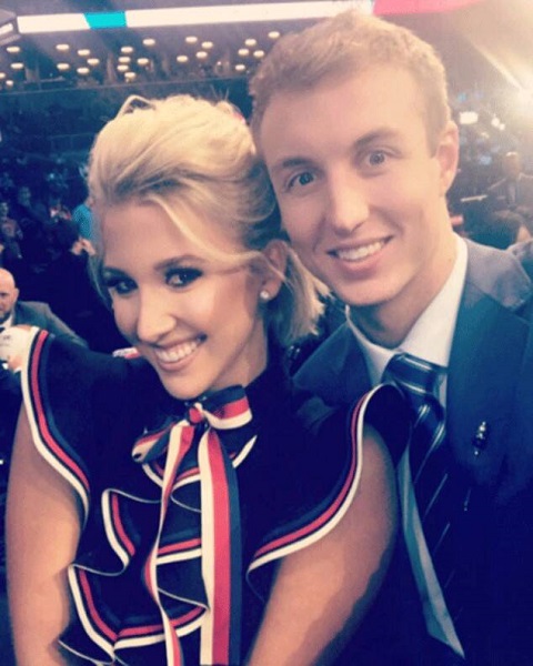 Luke Kennard with his former girlfriend, Savannah Chrisley