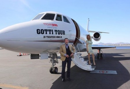 John Travolta on his private jet. know more about his death, disease, funeral, grave, net worth, girlfriend and many more