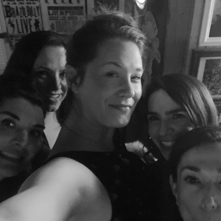 Elizabeth Ann Hanks enjoying with friends