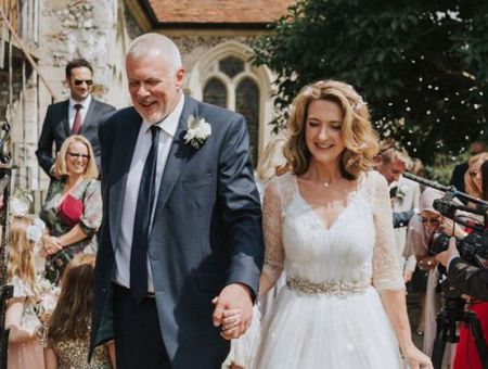 Victoria and her husband, Mark at their wedding; Know about their marriage, kids, personal life