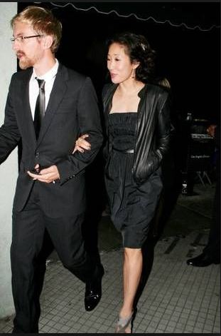 Andrew Featherston and his lover Sandra at an event