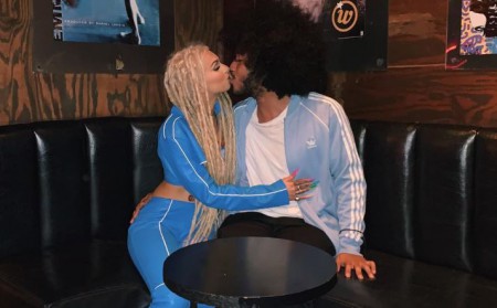Emmanuel Lateju kissing his girlfriend, Zhavia Ward; Know about their relationship
