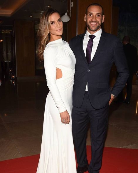 Amanda Byram and Julian Okines