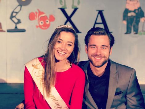 Ella Benward with her brother, Luke Benward