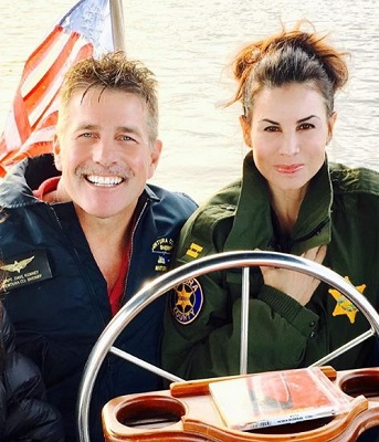 Alexander and her fiancee Dave Kenny.