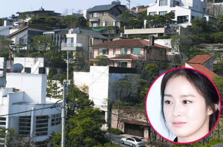 Kim Tae-hee has a beautiful in the neighborhood of Seoul