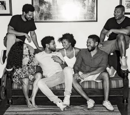 Jurnee with her siblings