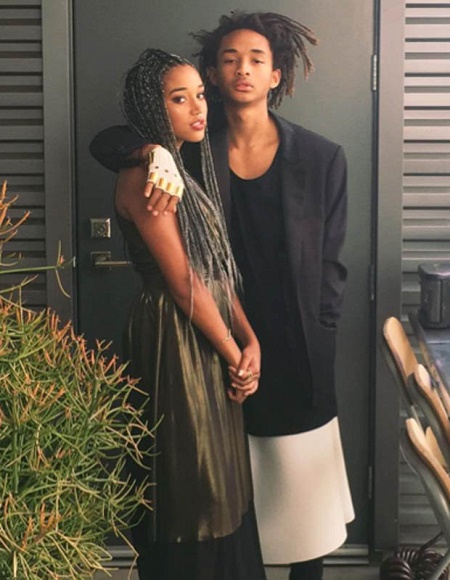 Amandla Stenberg and Jaden Smith