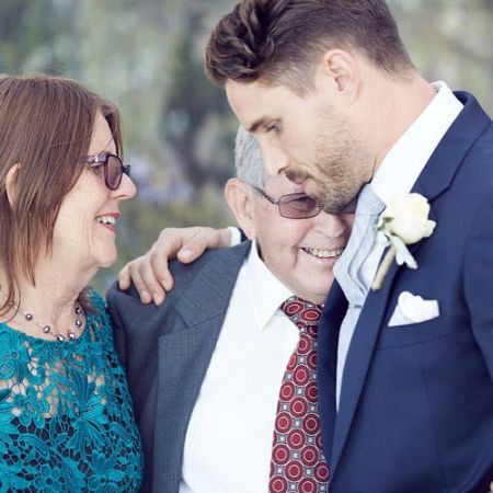 James O'Halloran with parents