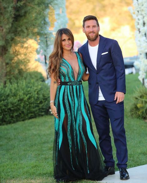 Thiago Messi Roccuzzo's parents Lionel Messi and his wife Antonella Roccuzzo