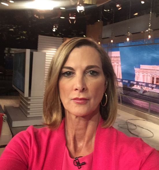 Photo: White House correspondent, Anne before the show