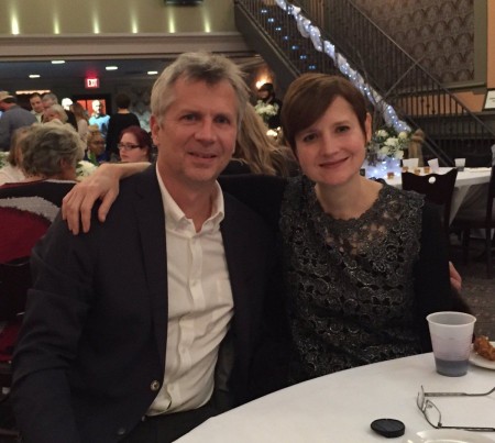 Abigail Pesta with her husband, Jesse Pesta