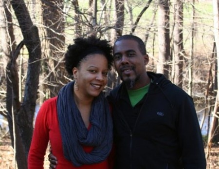 Christina Greer with her long-time partner, Samuel Roberts