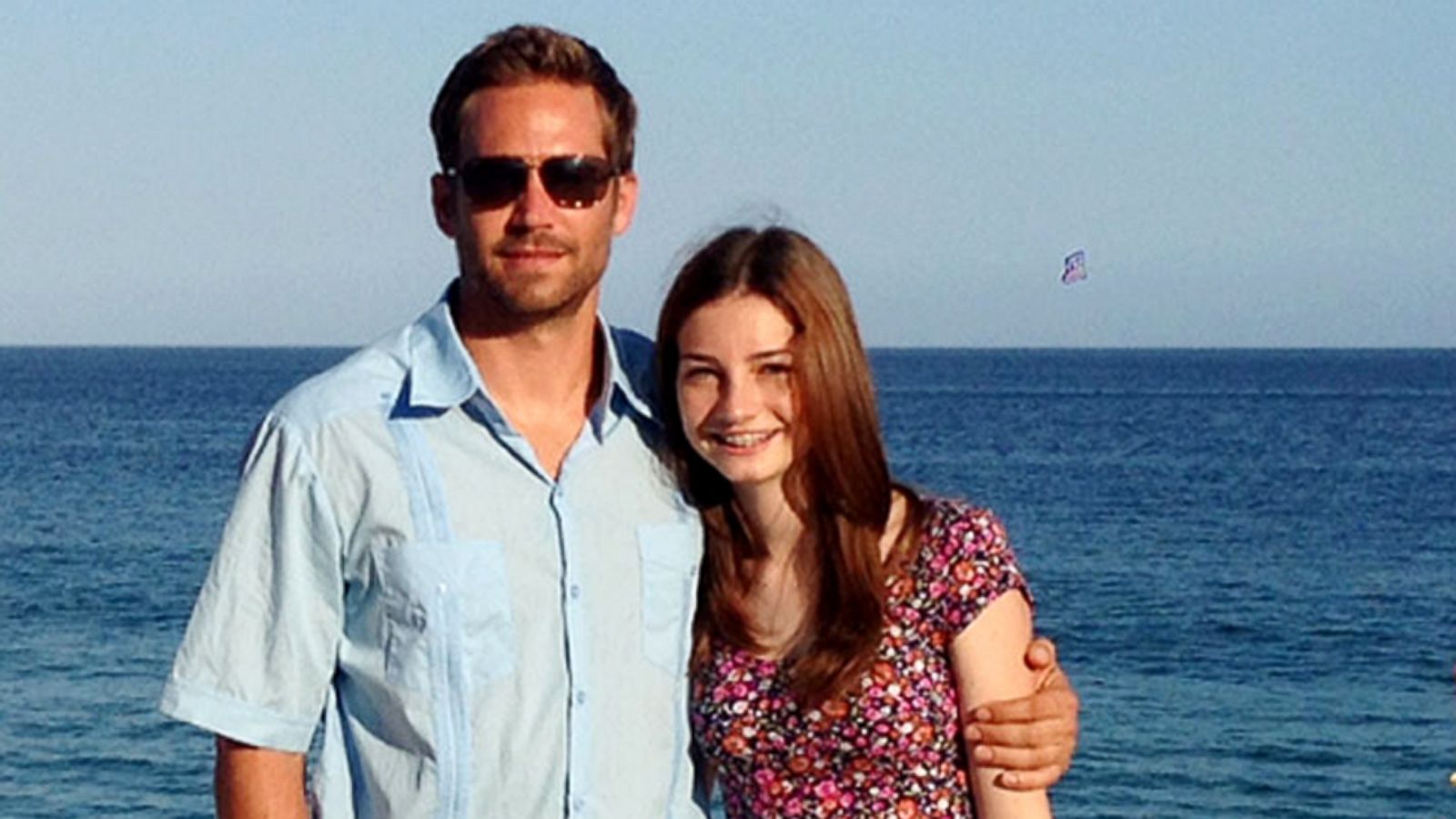 Photo: Paul Walker with his daughter Meadow Rain Walker