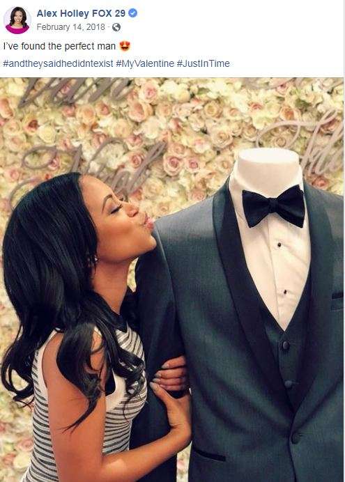 Alex Holley mentioning about her perfect man on Valentines Day