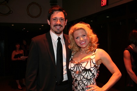 Steve Kazee and  his former girlfriend, Megan Hilty
