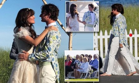 Pictures of Amaryllis Fox and her husband, Bobby Kennedy III's wedding ceremony