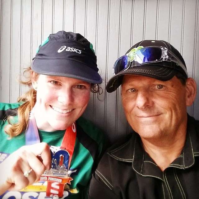 Rachel Frederickson is wishing her father a happy father's day on 21st June 2015