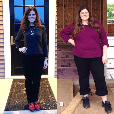 Photo of Rachel Frederickson then & now