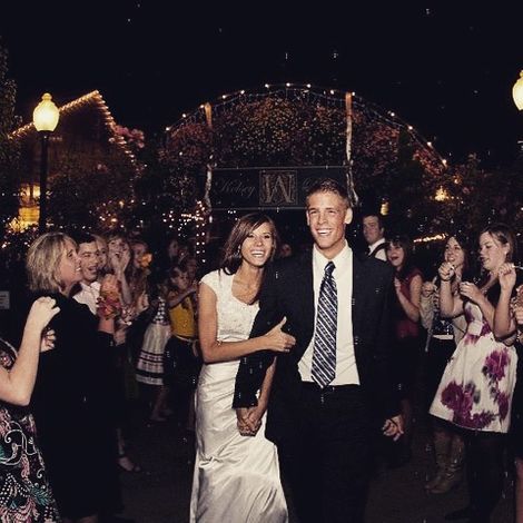 Husband, Ryan wells posted a wedding picture via Instagram in 2018