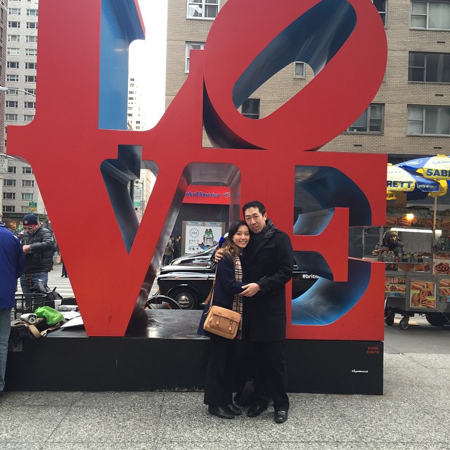 Carol E. Reiley with her spouse, Andrew Ng