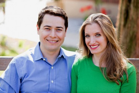 Image: Nicholas Confessore with his wife, Anna Hoffman, Source: Kyo Morishima