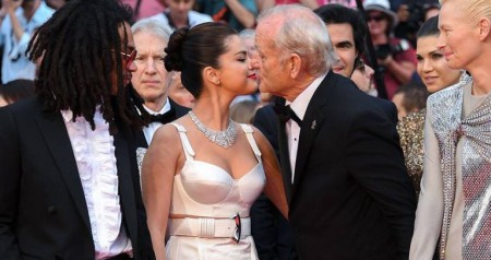 Bill Murray and Selena Gomez' playful moment
