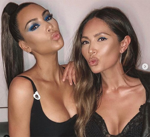 Kim Kardashian and Marianna Hewitt