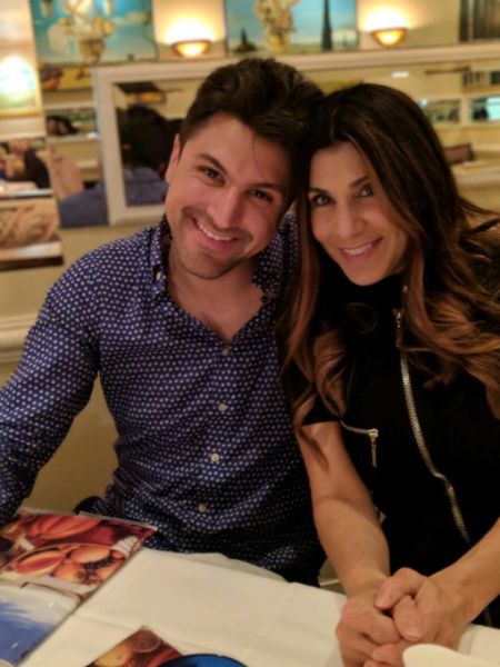 Noelle Nikpour with her partner, Jesple Blanc