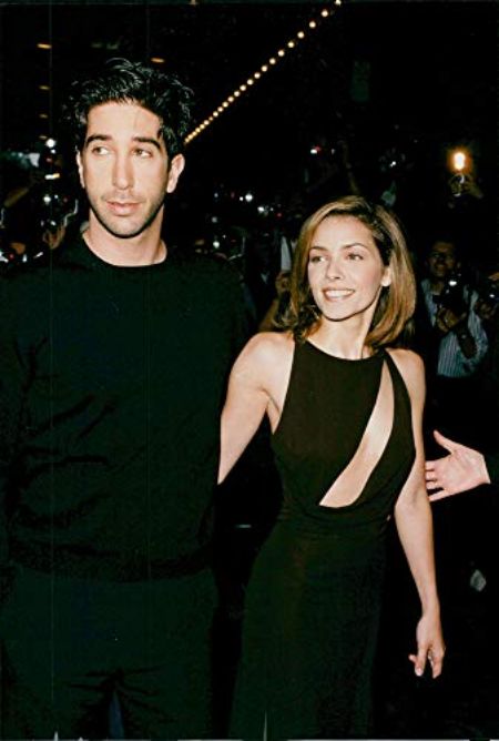 David Schwimmer and Mili Avital together
