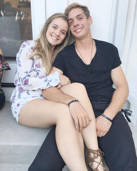 Gracie Benward holding her boyfriend