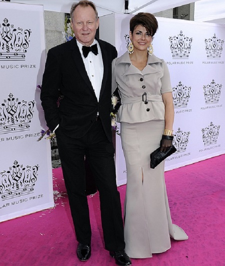 Stellan Skarsgard and Megan Everett